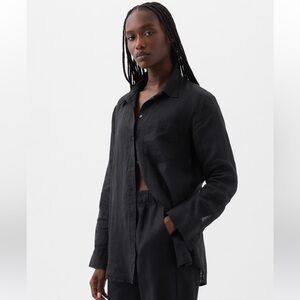 GAP Boyfriend Linen Shirt